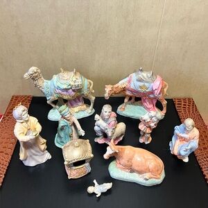 Vintage Nativity Camel Figures